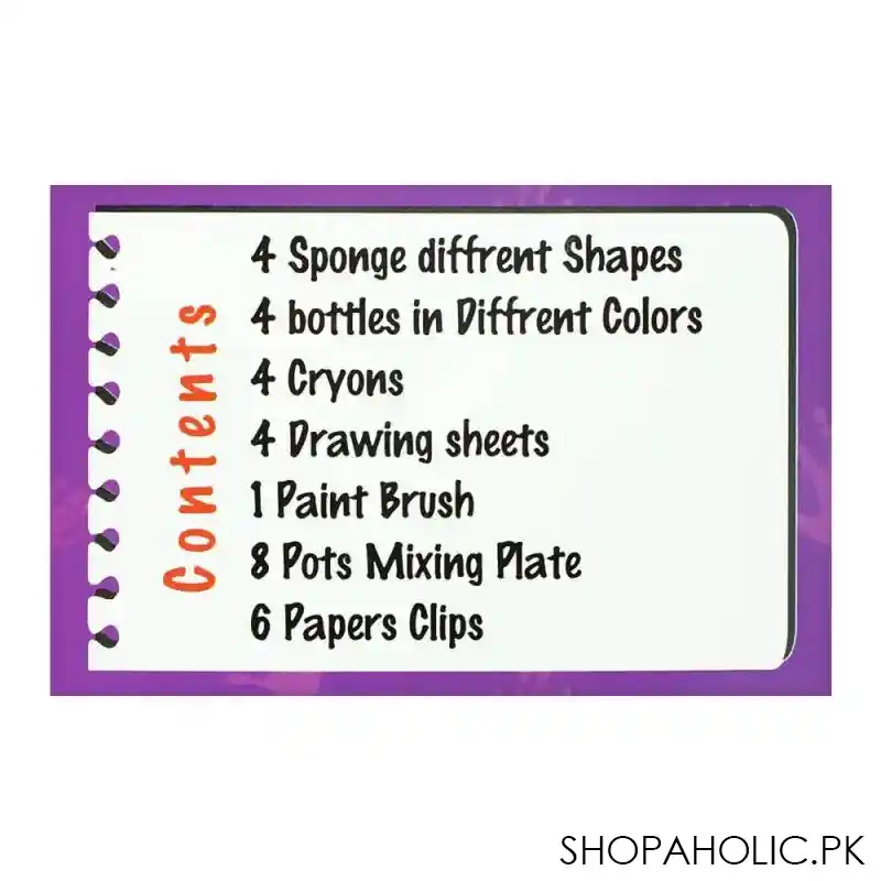 kids fun paint party sponge fun set, 30+ pieces image3