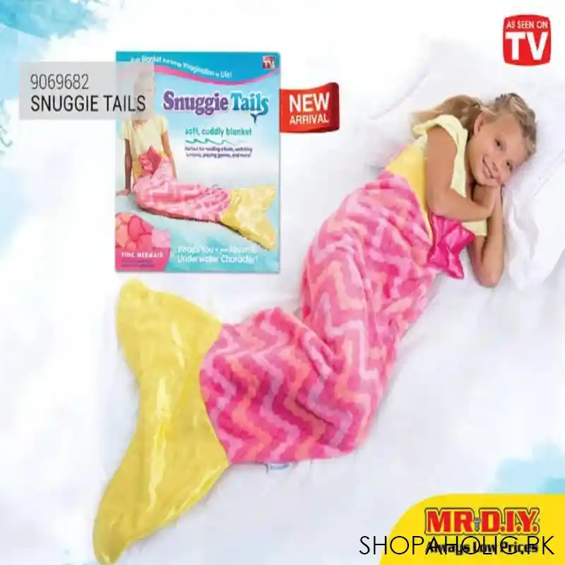 kids mermaid tails blanket image5