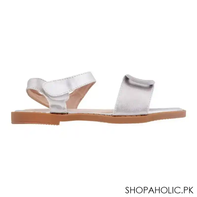 kid's sandals, for girls, silver, ak 49 image3