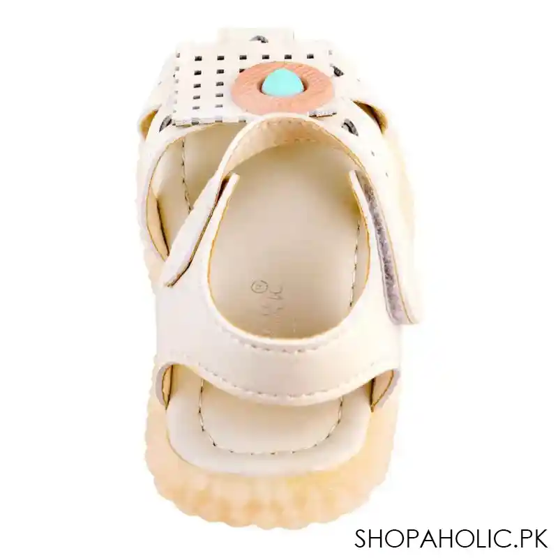kids sandals with light, for girls, 8808 7, beige image4