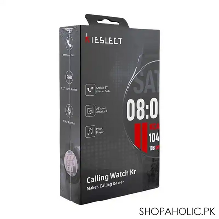 kieslect kr calling watch for men, black, yft2024eu image2