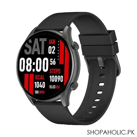 kieslect kr calling watch for men, black, yft2024eu main image