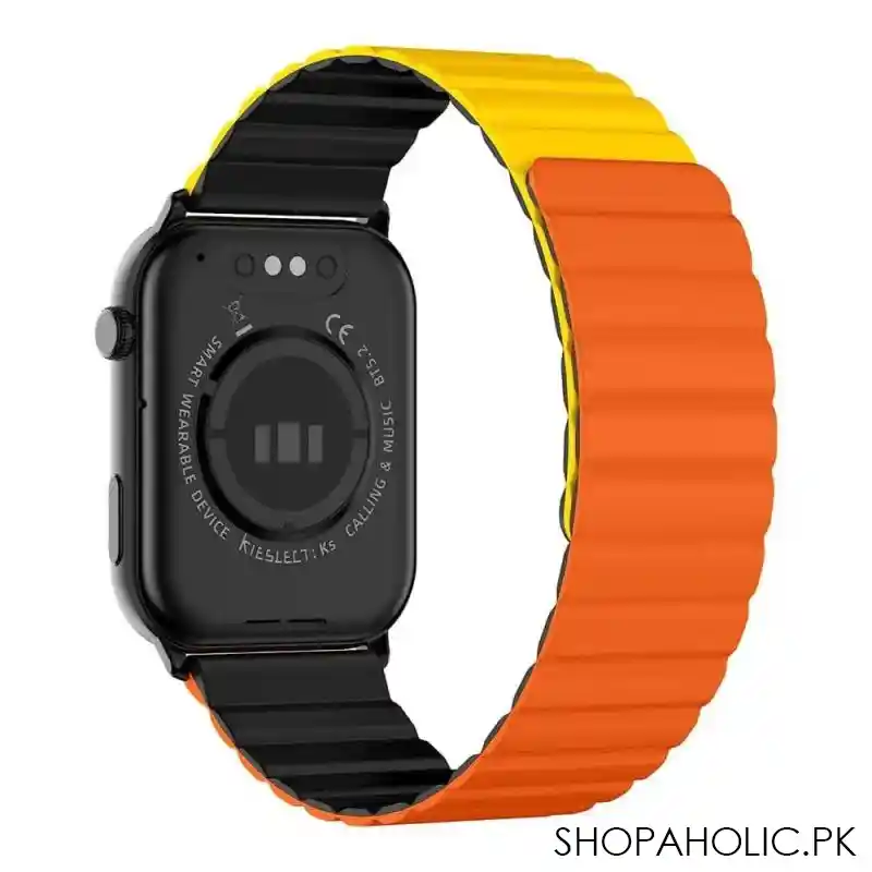 kieslect men's ks calling watch black, 2 straps, yft2031eu image4