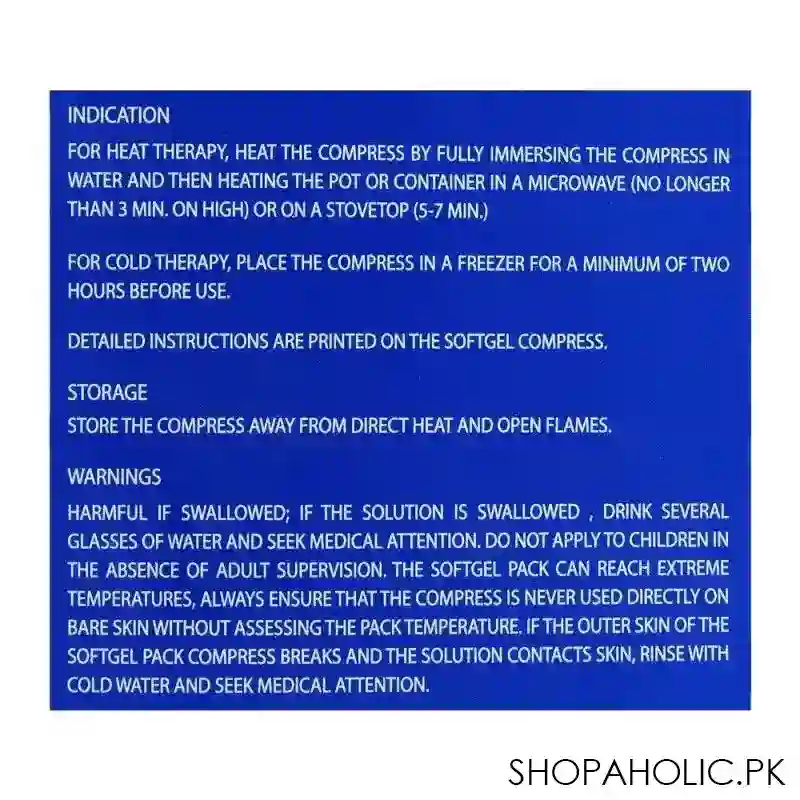 kingston health crafts hot & cold soft gel pack, reusable image3