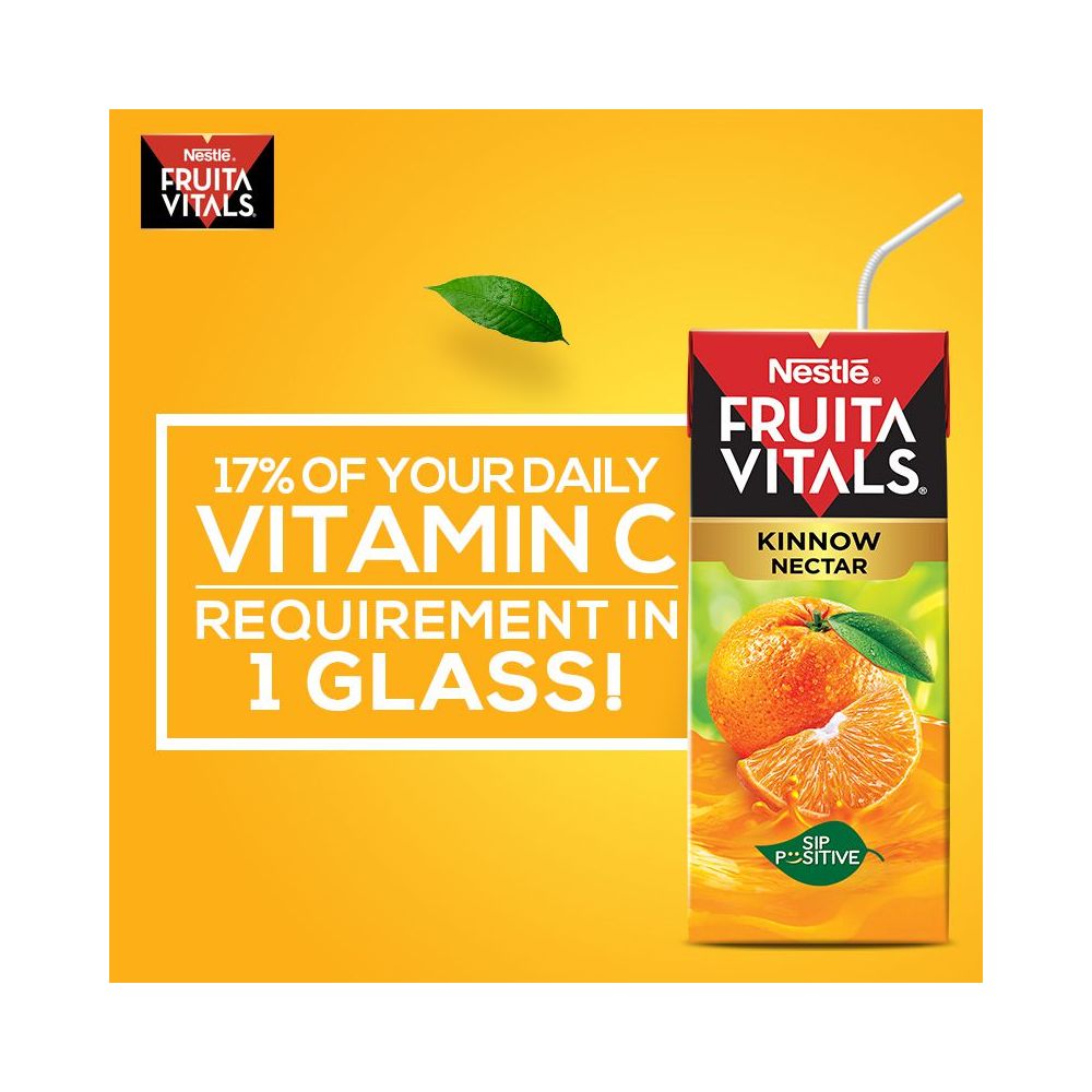 Nestle Fruita Vitals Kinnow Fruit Nectar 200ml - Main Image