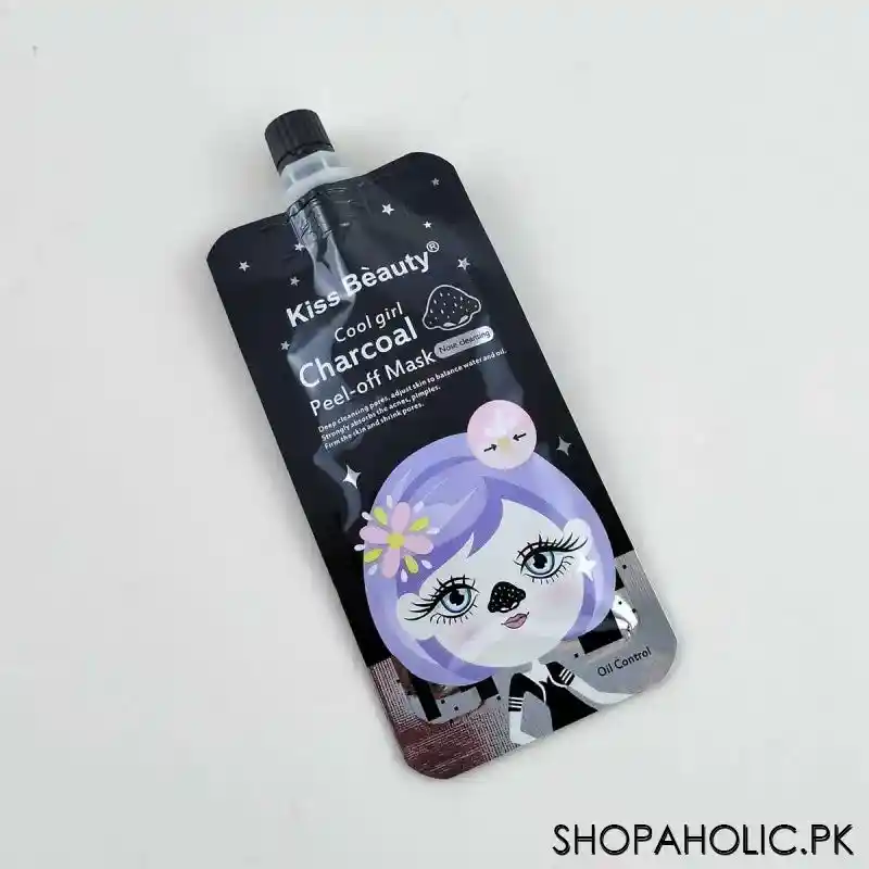 kiss beauty nose cleansing cool girl charcoal peel off mask main image