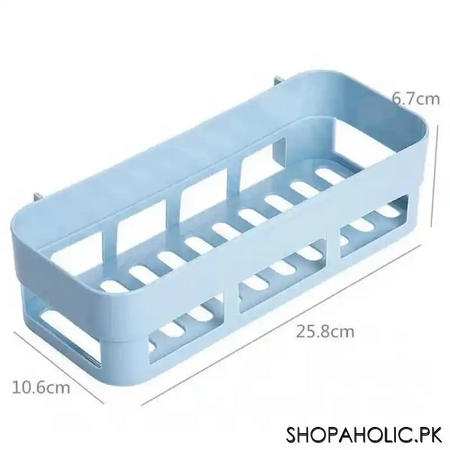 kitchen and bathroom storage shelf rack screwless image6