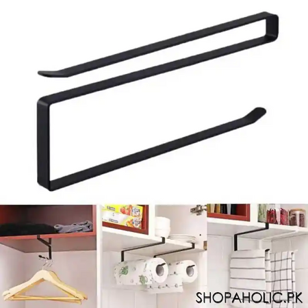 kitchen cabinet steel tissue roll holder image2