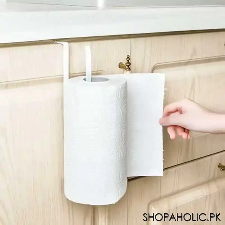 kitchen cabinet steel tissue roll holder image3