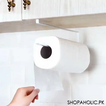 kitchen cabinet steel tissue roll holder image4