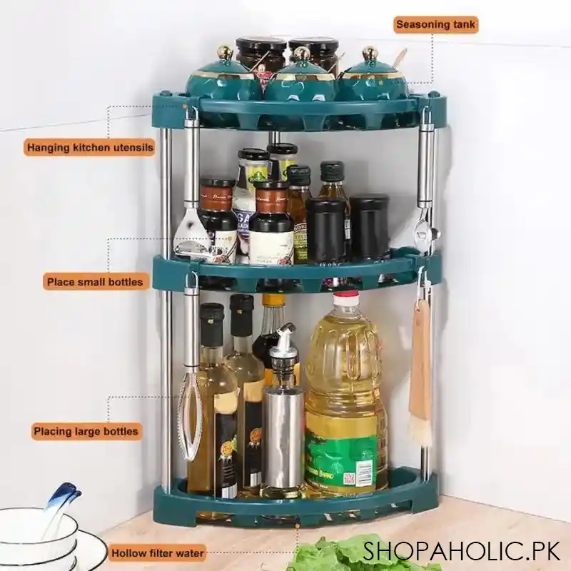 kitchen corner storage rack image3