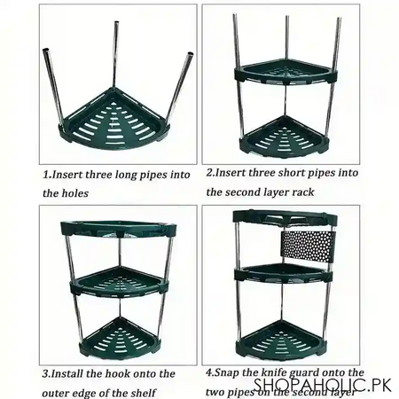 kitchen corner storage rack image5