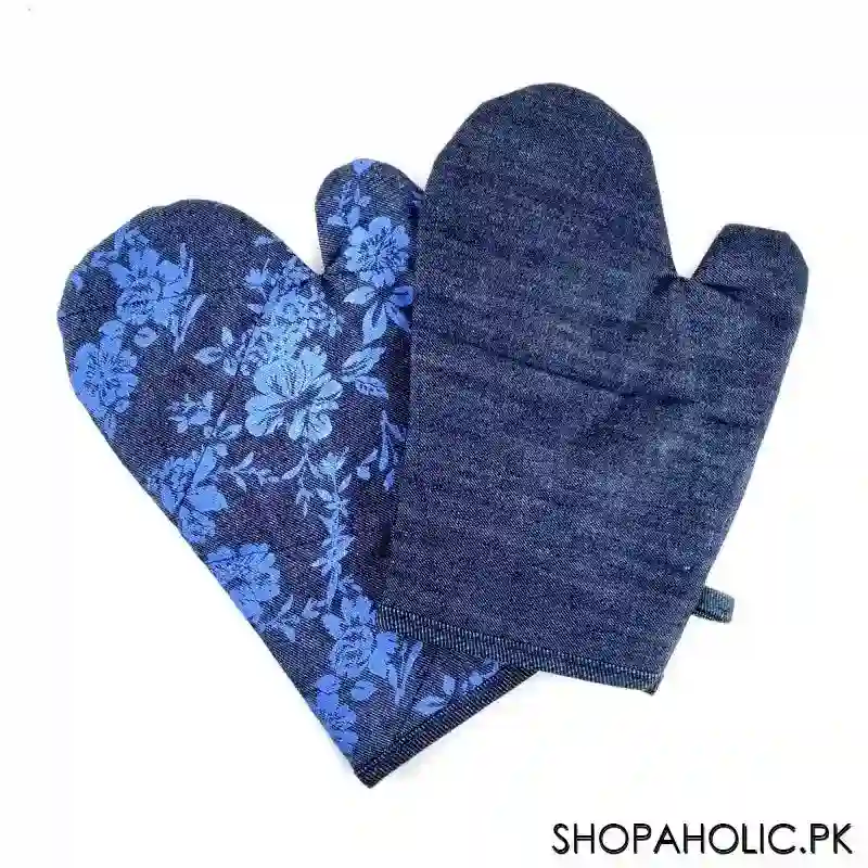 kitchen denim oven glove 1pc image2