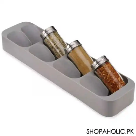 kitchen drawer compact 8 grids spice jar organizer image3