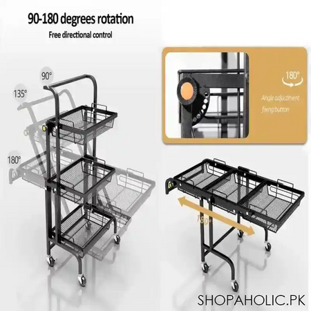 kitchen folding floor trolley image5
