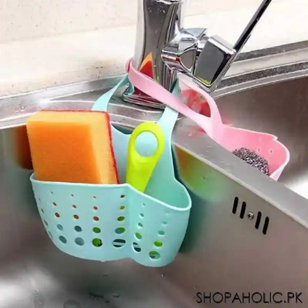 kitchen sink drain hanging small basket image3