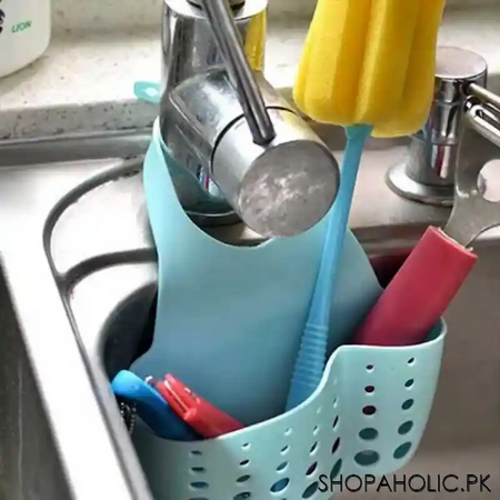 kitchen sink drain hanging small basket image4