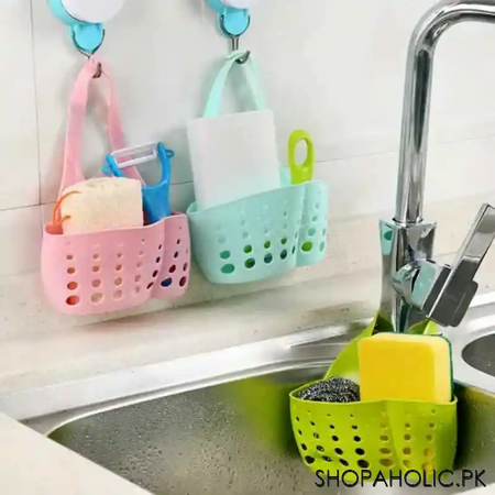 kitchen sink drain hanging small basket main image