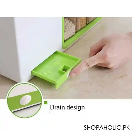 kitchen utensils, knife & seasoning storage rack image5