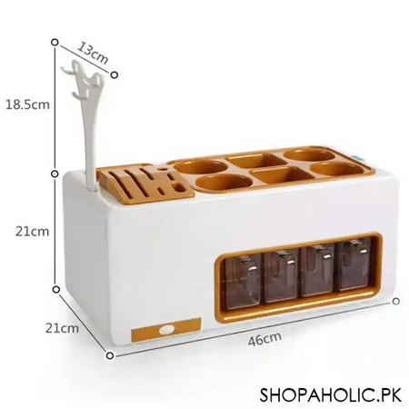 kitchen utensils, knife & seasoning storage rack image6