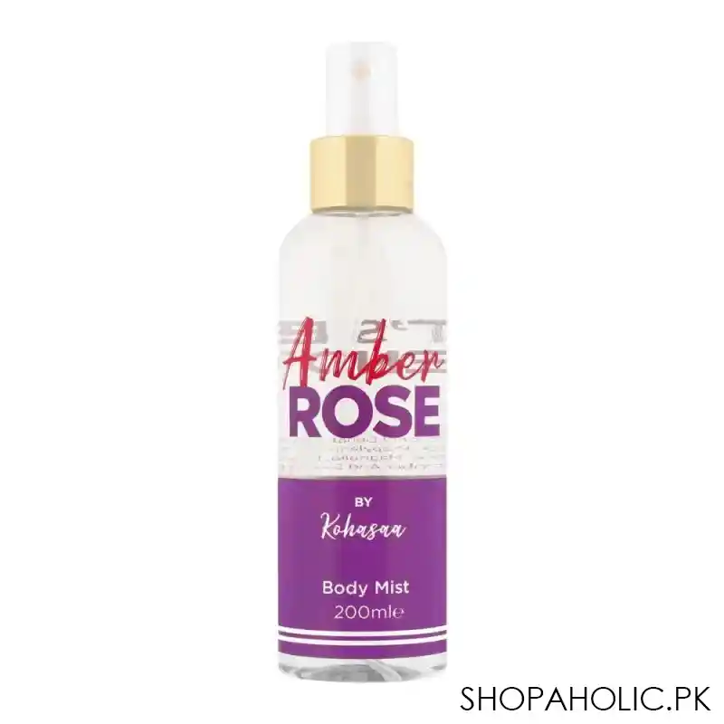 kohasaa amber rose body mist, 200ml main image