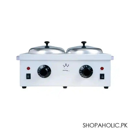 Konsung Beauty Professional Stainless-Steel Double Wax Heater, 100W, WN408-008B1 - Image 5