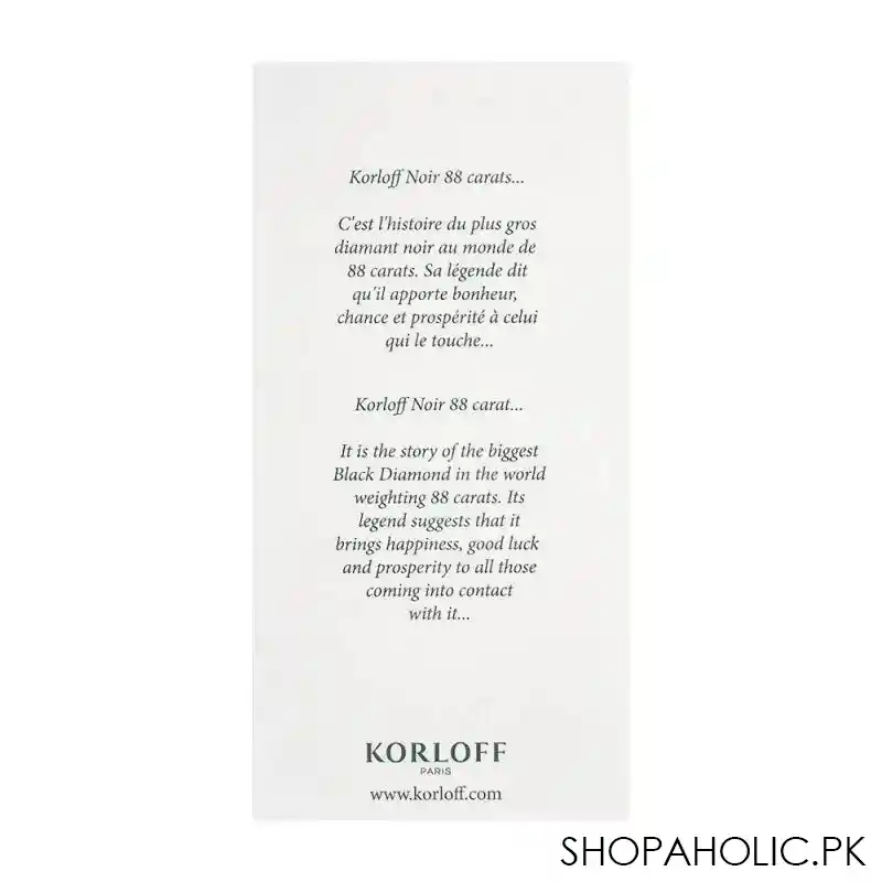 korloff in white eau de toilette, for men, 88ml image2