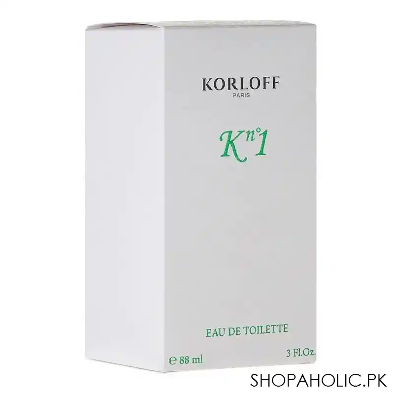 korloff kn1 green eau de toilette, for men & women, 88ml image2