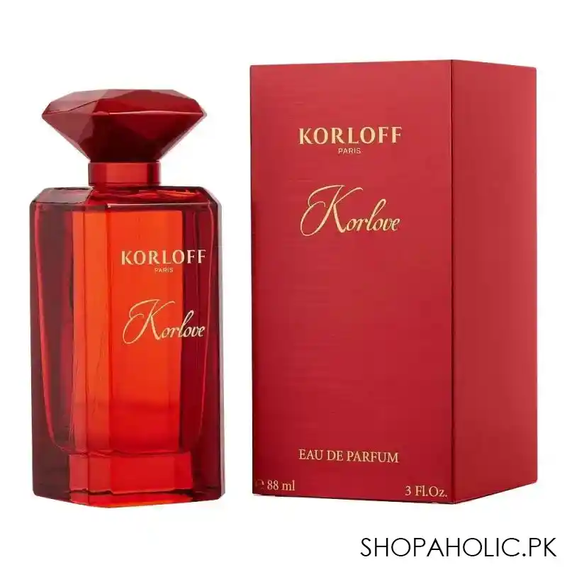 korloff korlove eau de parfum, for women, 88ml main image