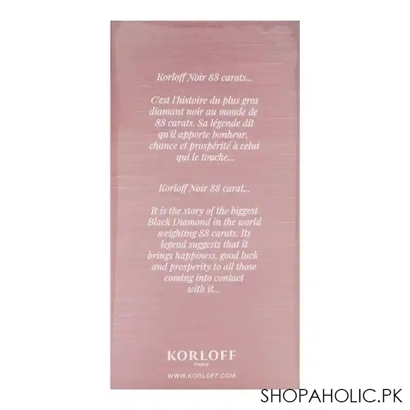 korloff miss eau de parfum, for women, 88ml image2