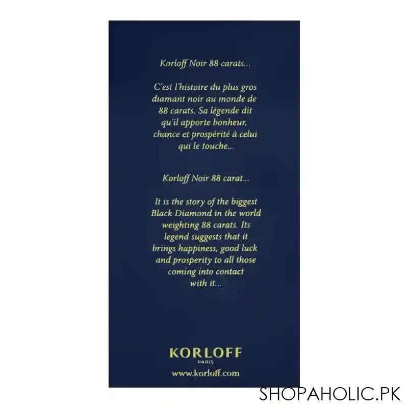 korloff so french eau de parfum, for women, 88ml image2