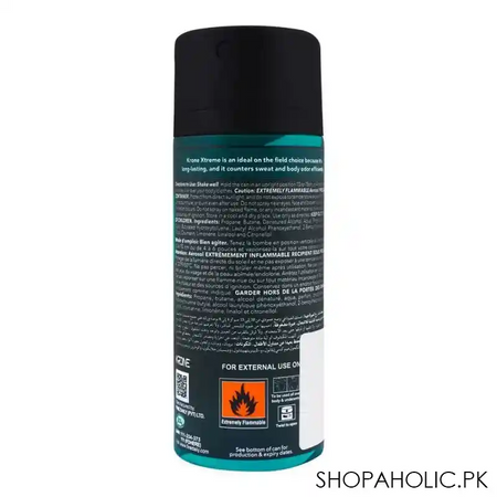 krone xtreme play long lasting body spray, for men, 150ml image2