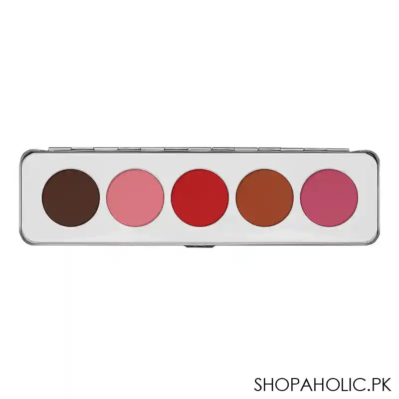 Kryolan Make-Up Blusher Palette, Classic Matt, 5-Pack - Main Image
