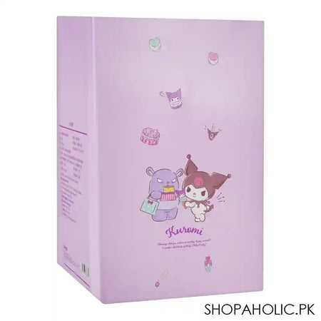 Kuromi Plastic Tumbler Water Bottle With Straw & Handle, Purple, Insulated Travel Mug, KY8867 - Image 3