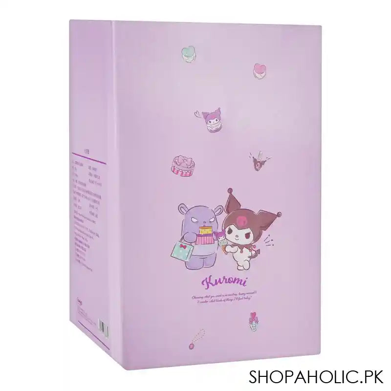 Kuromi Plastic Tumbler Water Bottle With Straw & Handle, Purple, Insulated Travel Mug, KY8867 - Image 3