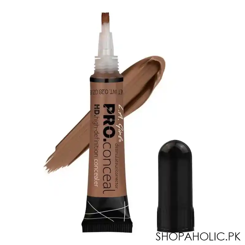 l.a. girl pro conceal hd high definition concealer, dark cocoa main image