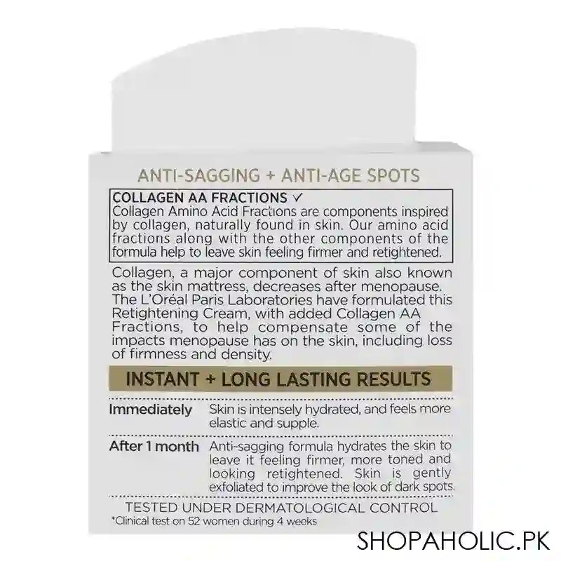 L'Oreal Paris Age Perfect Collagen Expert Retightening Day Cream, Anti-Sagging + Anti-Age Spots, 50ml - Image 3
