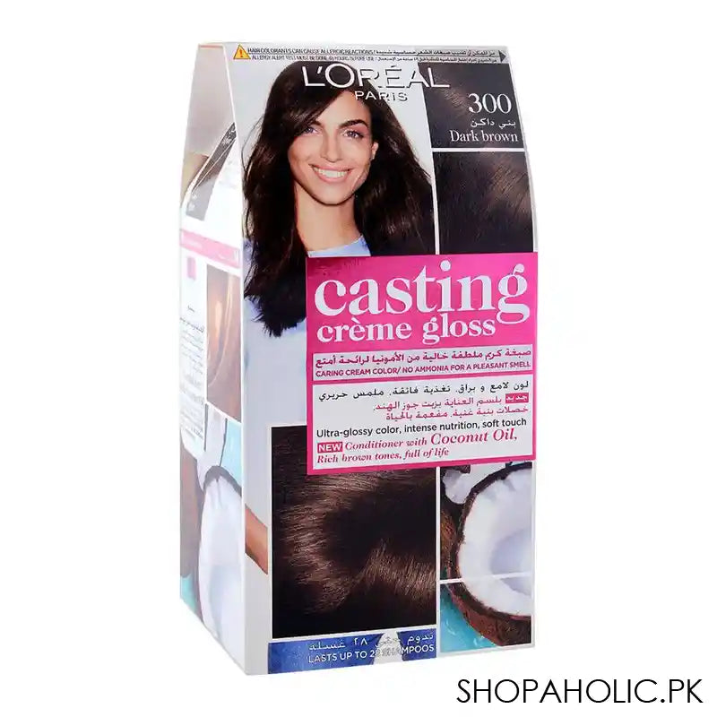 L'Oreal Paris Casting Hair Color, 300 Dark Brown - Main Image