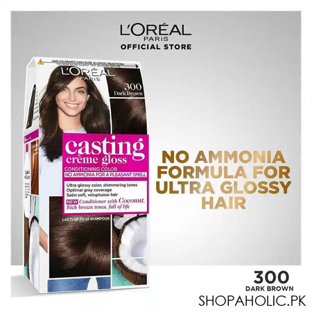 L'Oreal Paris Casting Hair Color, 300 Dark Brown - Image 4