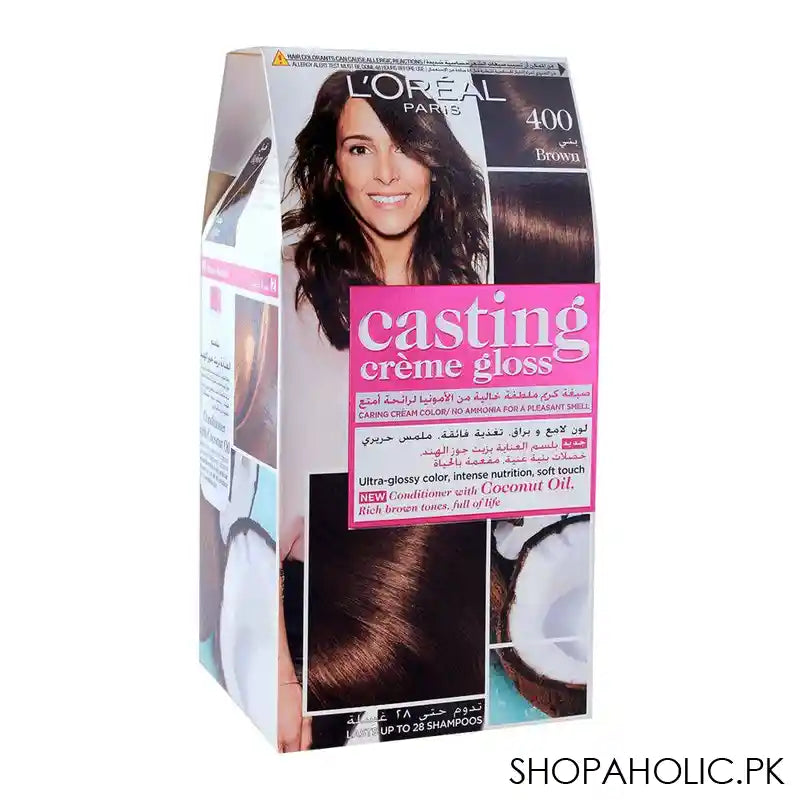 L'Oreal Paris Casting Hair Color, 400 Brown - Main Image