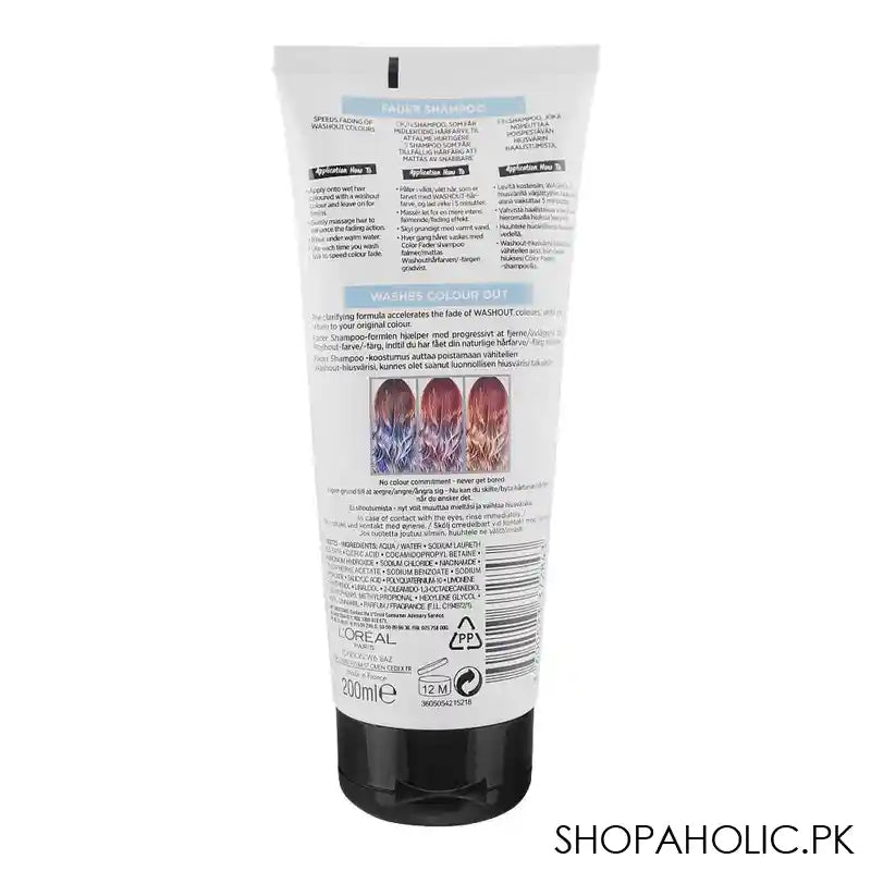 L'Oreal Paris Colorista Fade Shampoo, 200ml - Image 2