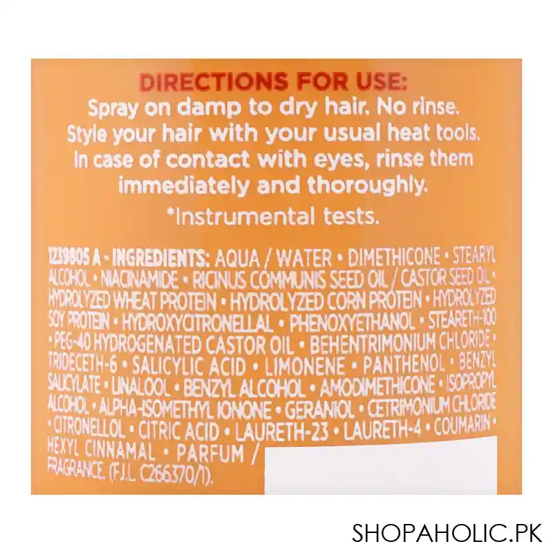 L'Oreal Paris Elvive Dream Lengths Heat Slayer Iron Hair Spray, 150ml - Image 3