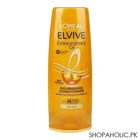 L'Oreal Paris Elvive Extraordinary Oil Nourishing Conditioner With Marula and Camellia Oil, For Dry Hair, 300ml - Main Image