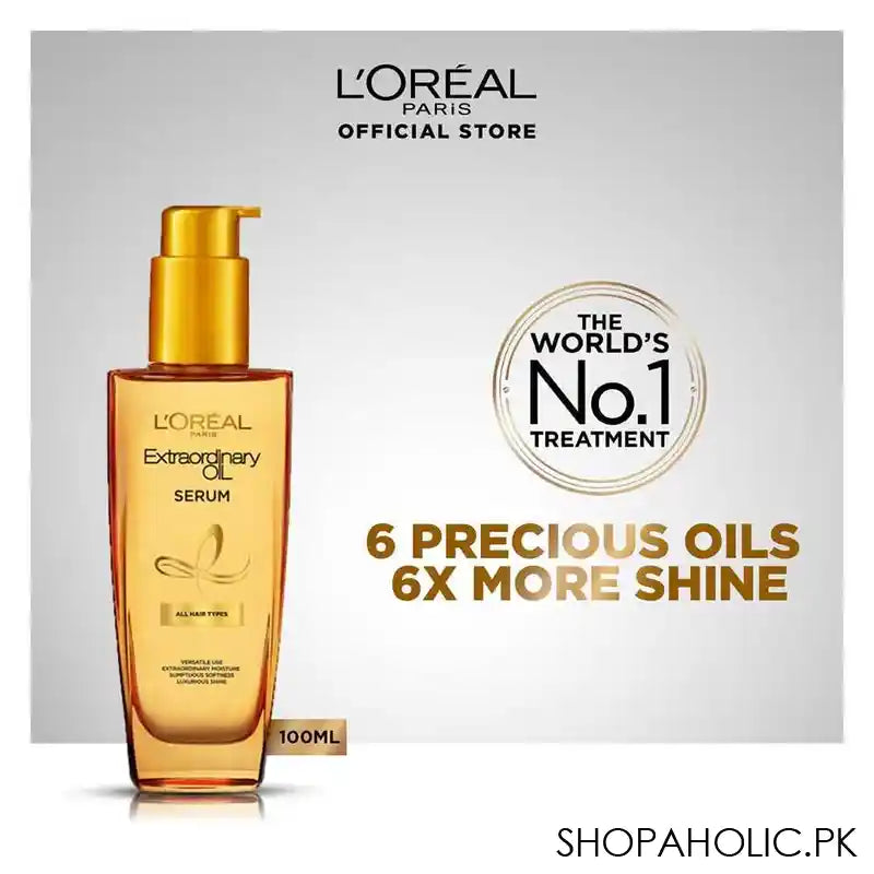 L'Oreal Paris Extraordinary Oil All Hair Types Serum, 100ml - Image 2