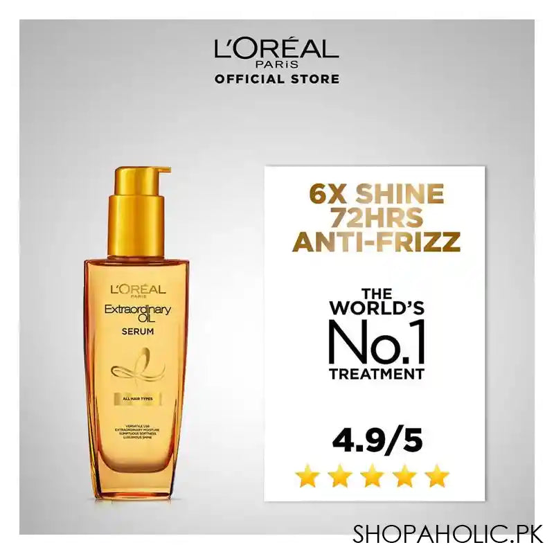 L'Oreal Paris Extraordinary Oil All Hair Types Serum, 100ml - Main Image