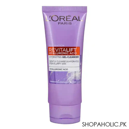 L'Oreal Paris Revitalift Hyaluronic Acid Hydrating Gel Facewash, 100ml - Main Image