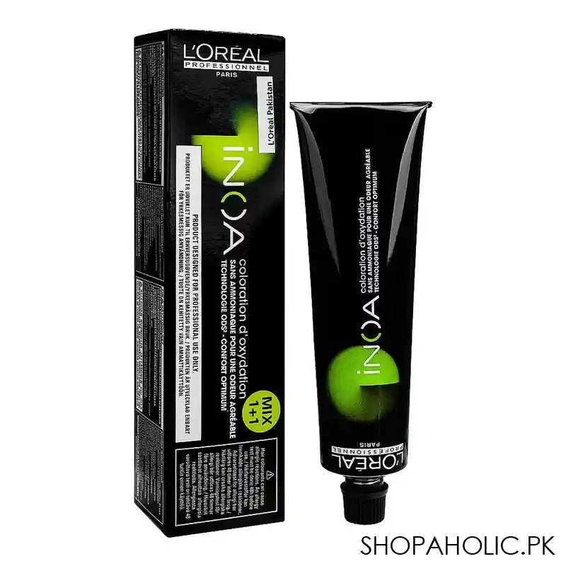 L'Oreal Professionnel Inoa No Ammonia Permanent Hair Colouring Cream, 8.31 Light Golden Ash Blonde - Main Image