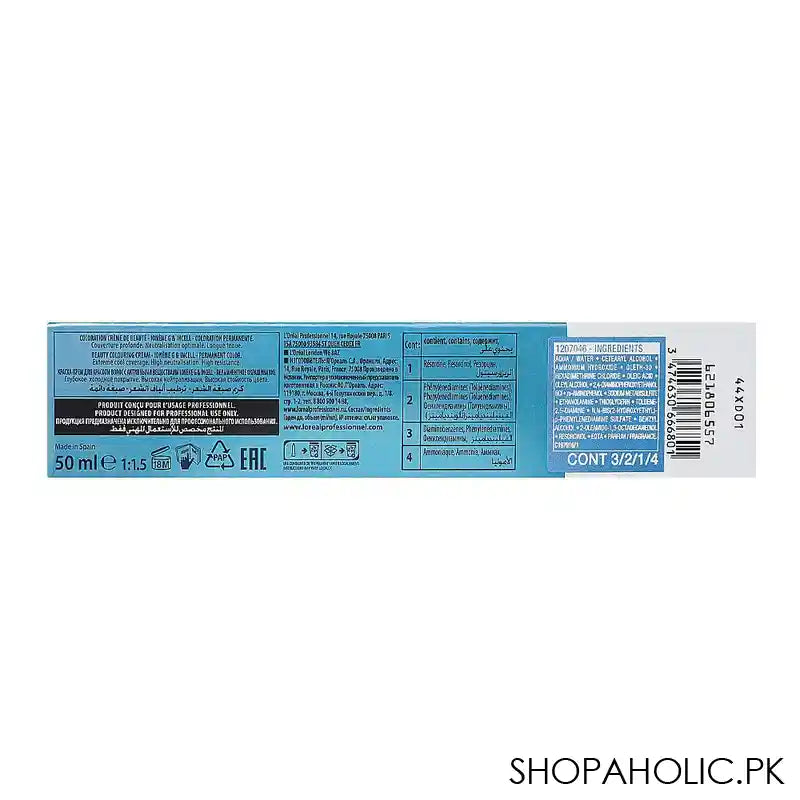 L'Oreal Professionnel Majirel Hair Coloring Cream, 7.11 Deep Ash Blonde - Image 6