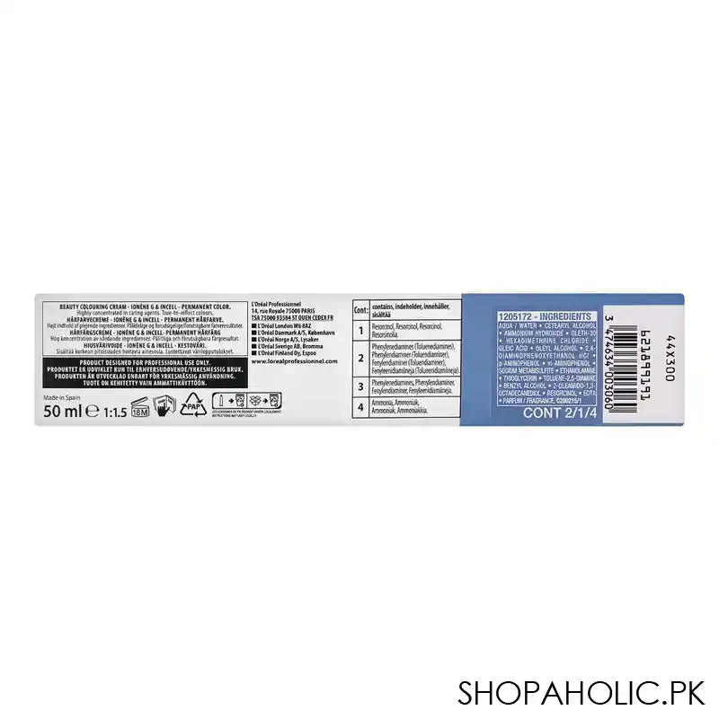 L'Oreal Professionnel Majirel Hair Coloring Cream, 8.1 Light Ash Blonde - Image 4