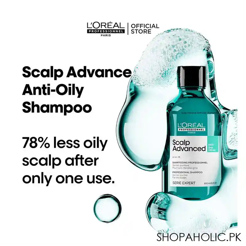 L'Oreal Professionnel Serie Expert Scalp Advanced AHA 3% Anti-Gras Oiliness, 300ml - Image 2